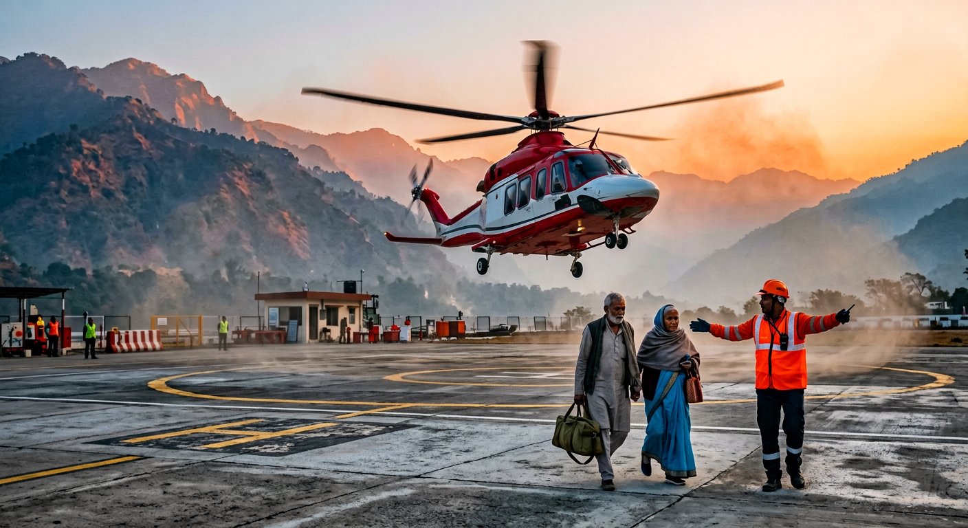 Char Dham Yatra by Helicopter 2026: Real Package Ranges, Weight Rules & Where the Taxi Fits