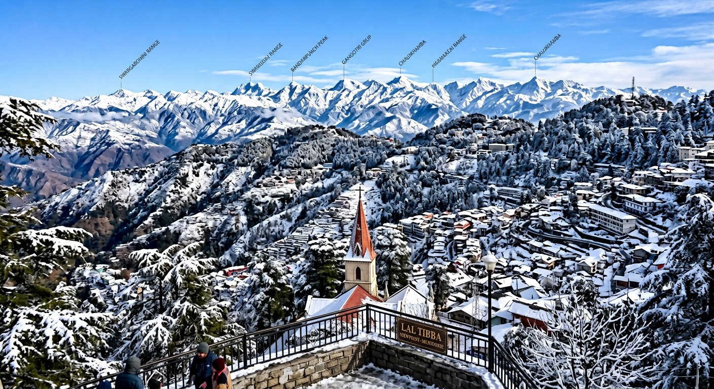 Lal Tibba viewpoint after a western disturbance
