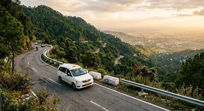 Rajpur Road to Mussoorie Tour Cabs