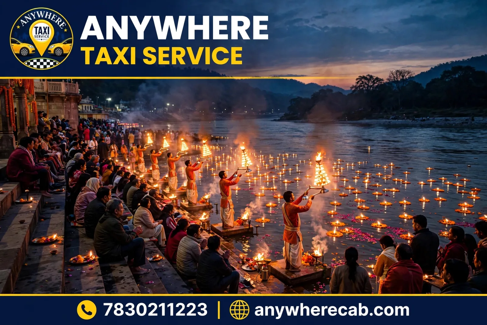 Rishikesh Ganga Aarti at Triveni Ghat