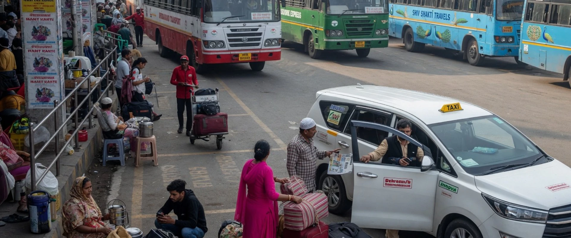 ISBT Dehradun taxi pickup point