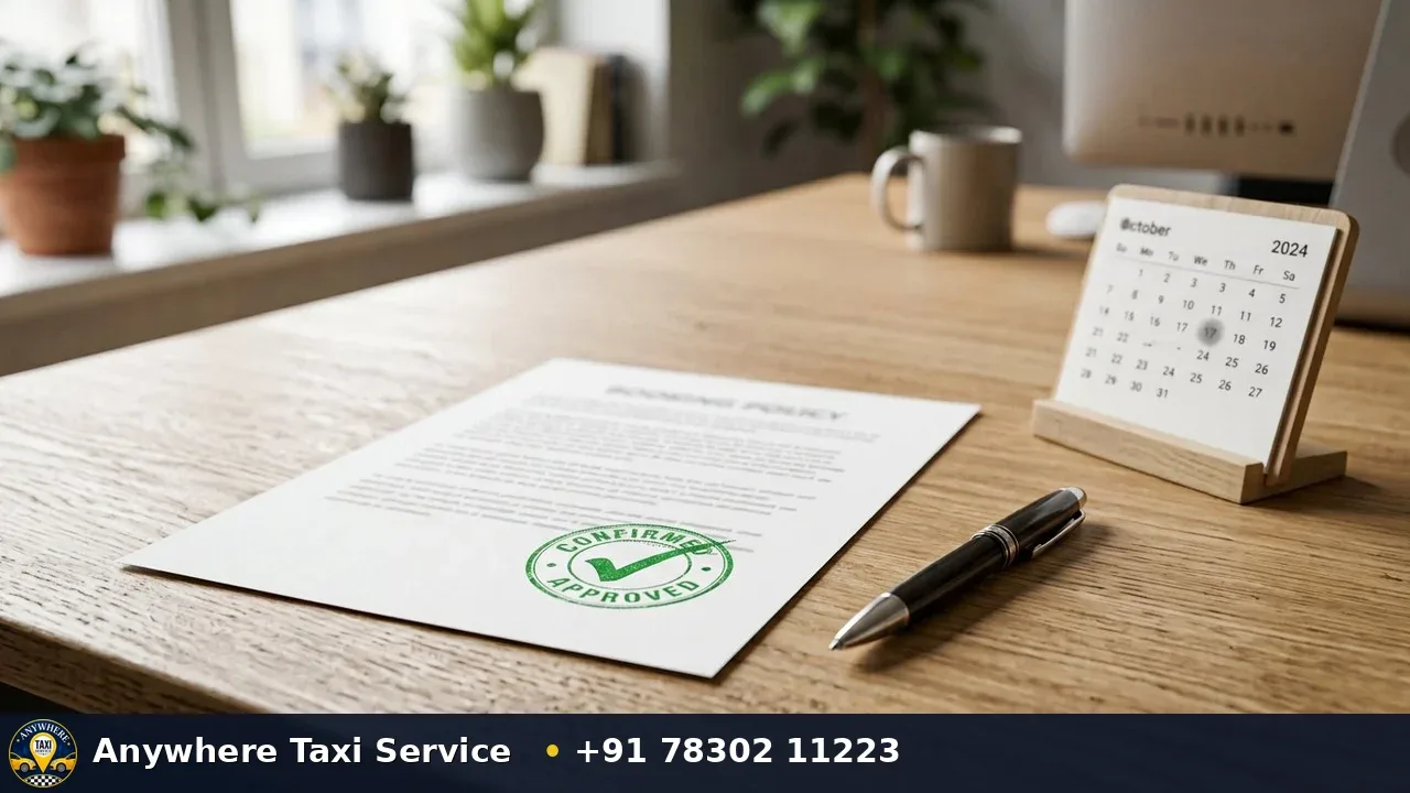 Cancellation & Refund Policy - Anywhere Taxi Service, Dehradun