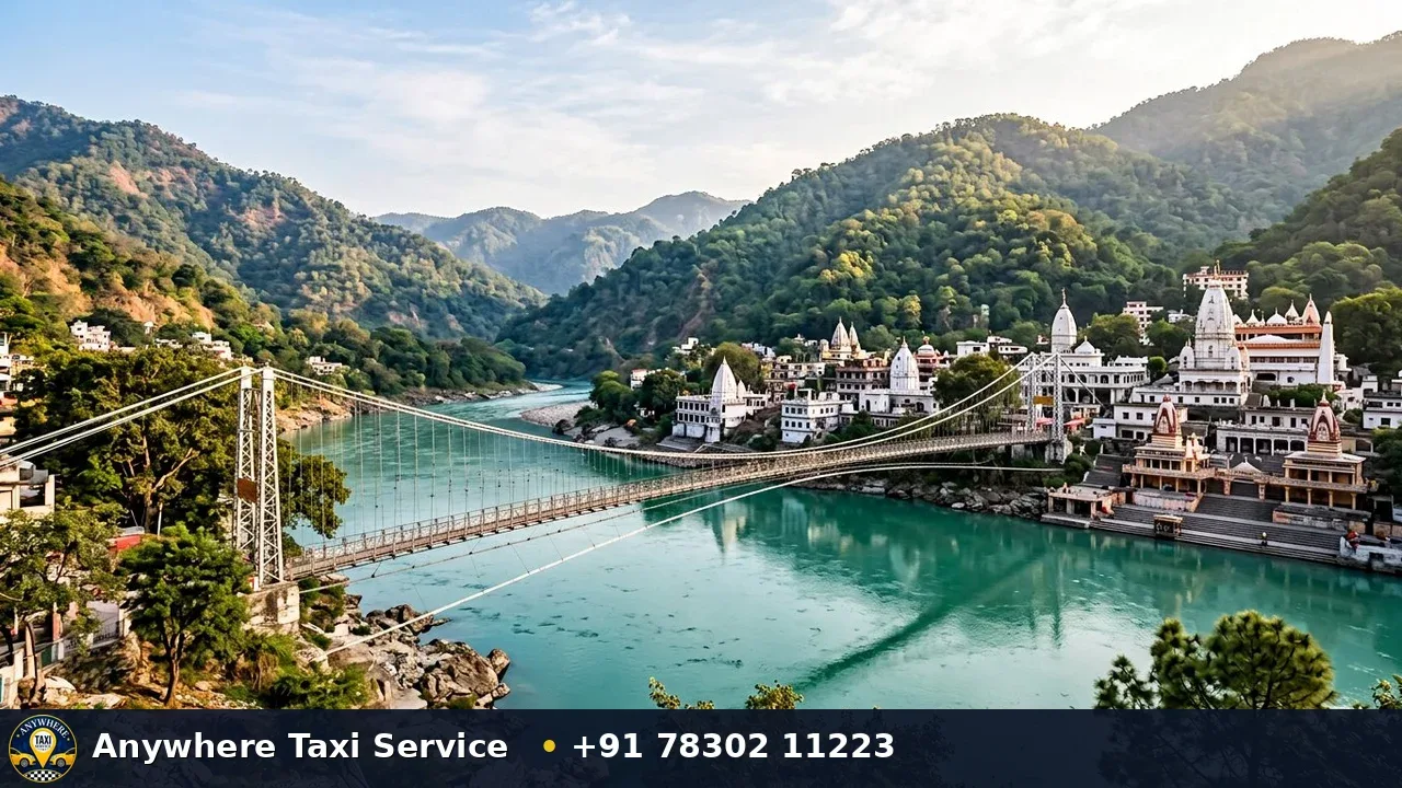 Delhi to Rishikesh Taxi Service 2026 - Anywhere Taxi Service, Dehradun