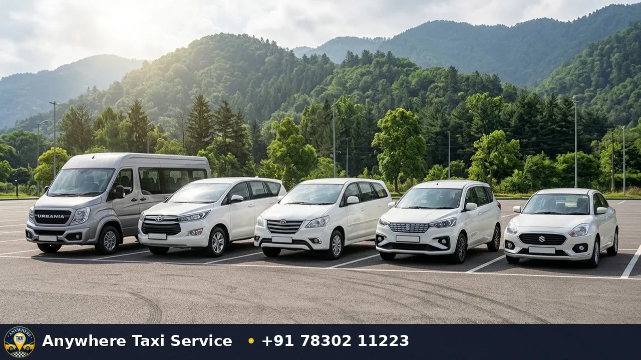 Our Fleet - Anywhere Taxi Service, Dehradun