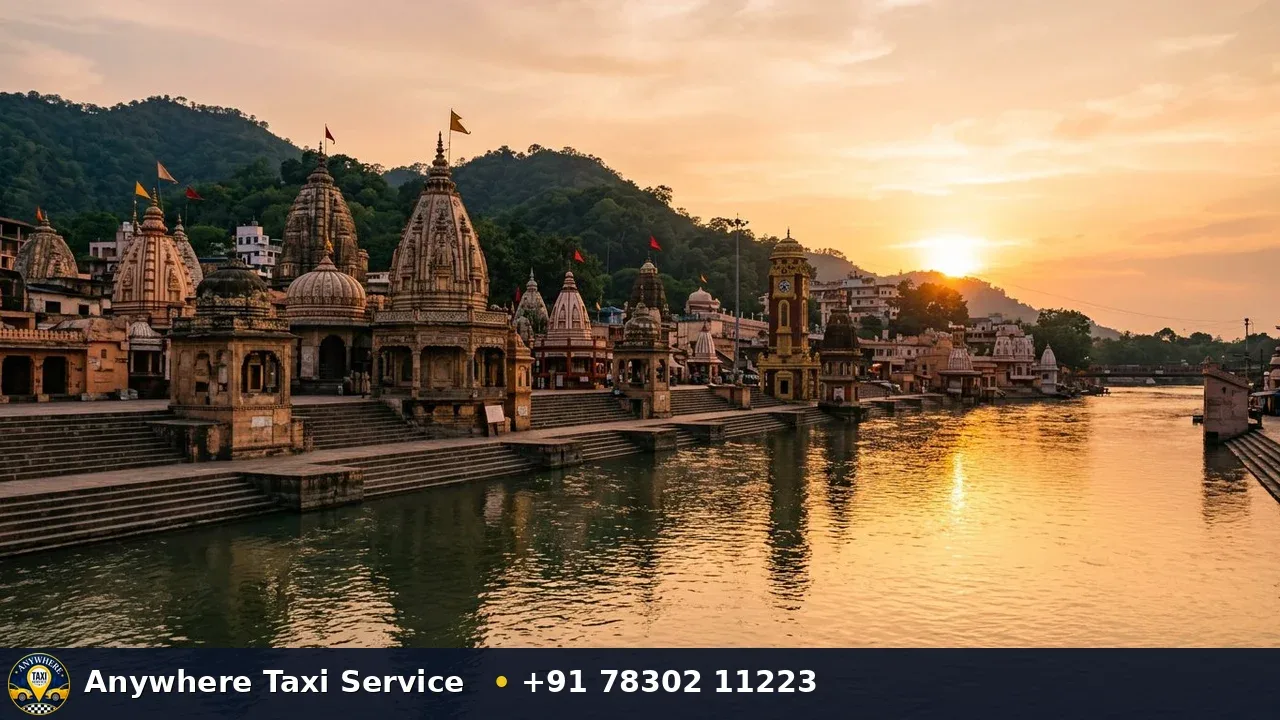 Mussoorie to Haridwar Taxi Service - Anywhere Taxi Service, Dehradun