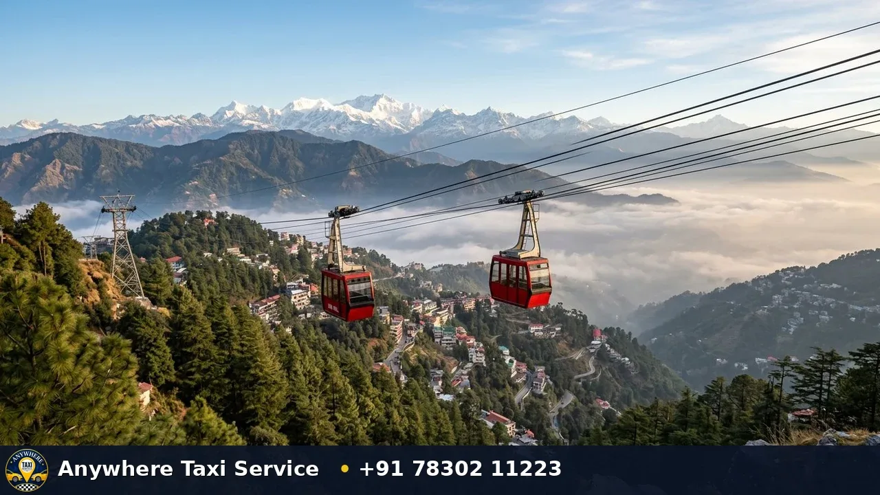 Rishikesh to Mussoorie Taxi Service 2026 - Anywhere Taxi Service, Dehradun